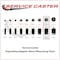 Service Caster 3.5 Inch Blue Polyurethane Swivel 1-5/8 Inch Expanding Stem Caster Brake, 2PK SCC-EX20S3514-PPUB-BLU-2-TLB-2-MTG47 - alternate 5